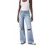 European And American 2025 Fall New Style Knee-Ripped Fashion Jeans For Women, High-Waisted Wide-Leg Long Pants,_ecoleips.com