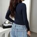 DiYun European And American Y2K Yoga Style High Elasticity Long Sleeve Hot Girl Tank Top T-Shirt Women's Clothing 2025_ecoleips.com