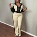 Women's Color-Block Hoodie & Straight Leg Pants Set – Trendy Casual Outfit (S-XXL, Black/Red) | Winter-Ready Comfort & Style_ecoleips.com