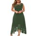 Women's Clothing Plus Size Women's Round Neck Off-Shoulder Dress Printed Hot Selling For Formal & Casual For Women_ecoleips.com