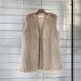 Women's Clothing Tuscan fox fur winter mid length fur vest warm female vest coat soft_ecoleips.com