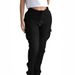 Aria Basics European And American Cross-Border 2025 Fashion Hot Item: Hiking Drawstring Women's Casual Cargo Pants_ecoleips.com
