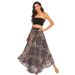 S010 Cross-Border Casual Thai European American Half Beach Vacation Dress Two-Way Big Hem Skirt Belly Dance_ecoleips.com
