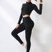Women's Clothing Women's Slim Fit Quick Drying Sportswear Set European American Style Hip Lifting Breathable Fitness Yoga Wear_ecoleips.com