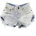ins Sexy Low-waisted Denim Shor For Women, Summer Fringe Pan, 2026 New Korean Style Loose Ripped A-line Wide-leg_ecoleips.com