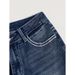 Fashionable Women's Flared Denim Pants Embroidered Back Pocket Design, Embellished With Rhinestones, Suitable For All_ecoleips.com