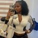 European And American New Fashion Women's Stand Up Collar Splicing Tight Youth Beautiful Top Set_ecoleips.com