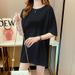 A Medium-To-Long-Length, Pure Cotton Short-Sleeved T-Shirt Designed For Women Perfect As A Summer Or School-Day Outfit_ecoleips.com