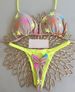 Women's Clothing New Sexy Gathered Pigtail Bikini Split Swimsuit Brazilian Beach Swimsuit_ecoleips.com