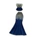 Women's Clothing Pure And Slim Fit Sleeveless Denim Tube Top Vest High Waist Fishtail Skirt_ecoleips.com