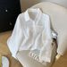 Women's Summer Thin Sun Protection Shirt New Style Fashionable Breathable Casual Short Sleeve Outerwear for Petite_ecoleips.com