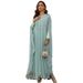 ng2510292 Ng2510292 Ng2510292 AB448 Middle East Best-selling Rhinestone Beaded Robe Muslim Shawl With Attached Sleeves Cape Set Batwing Sleeve Dress_ecoleips.com