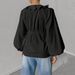 Voya Women's Simple And Intellectual Style T-Shirt, Autumn/Winter Oversized Batwing Sleeve Loose Cardigan Top_ecoleips.com