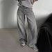 Trendy Pants Wide-Leg Casual 2025 Spring And Autumn New Fashion High-Waist Draped Straight Loose Retro Jeans For Women_ecoleips.com
