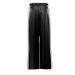 AC794 Cross-border Women's New Trendy Jogger-style Side-striped Casual Fashion Street Wide-leg Leather Pants_ecoleips.com