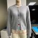 2025 Spring And Autumn Cross-Border Colorful Button Knit Cardigan, Casual Versatile Long-Sleeve Knitwear For Women,_ecoleips.com
