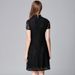 A-line Youthful Little Black New Chinese-style Summer Slimming Lace Versatile Cheongsam-style Mini Dress, Plus Size_ecoleips.com