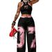 Women's Y2K Style Outdoor Top Street Fashion Two Piece Set Casual Look New Arrivals_ecoleips.com