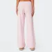 Combhasaki Women's Y2K Vintage Striped Pajama Long Pants Tie-up Drawstring Elastic Waist Loose Loungewear Sleep Bottoms_ecoleips.com