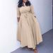 Women’s Clothing Spring And Summer New Fashion Temperament Lace Up African Large Size Long Skirt_ecoleips.com