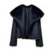 Women’s Faux Fox Fur Coat – Oversized Luxe Winter Coat With Plush Collar | Ethical Fashion Statement In 5 Colors_ecoleips.com