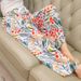 Summer Floral Printed Pajama Women Pants Cute Casual Home Pants Can Be Worn Outside Girl Holiday Beach Costumes Night Clothes_ecoleips.com