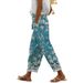 Women's Clothing Large Size Women's 3d Digital Printing Simple Curled Casual Pants Printable_ecoleips.com