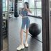 Women's Clothing Spring And Summer New Yoga Vest Halter Lapel Beauty Back Contrast Color Slimming Sports Yoga Clothes_ecoleips.com