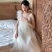 2026 Lightweight Wedding Dress New Style with Straps Forest Petite Retro Travel Photography Gown French Morning Robe for Women_ecoleips.com