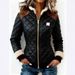 Quilted Zip-Up Puffer Jacket - Color Block Streetwear Coat - Asymmetrical Polyester Fill Winter Outerwear - Unisex Sizing S-XXL_ecoleips.com