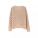 Classic V-Neck Knit Sweater For Women – Lightweight Long Sleeve Pullover (S-XL) | Breathable Polyester Casual Top_ecoleips.com