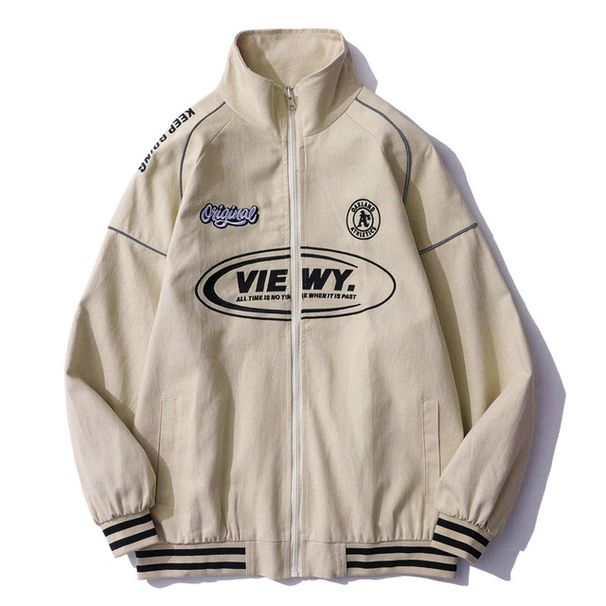 Japanese Baseball Jacket Women Spring Letter Print Korean Sportswear Bomber Coats Men Fashion Loose College Windbreaker_ecoleips.com