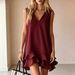 2026 New Internet Celebrity Temperament V-neck Sleeveless Loose Ruffle Edge Daily Rest Dress For Women_ecoleips.com