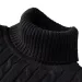 Autumn Men's Long Sleeve Knitted Sweaters Men's Slim Fit Turtleneck Sweater Casual Pullover Sweater Lightweight Ribbed Sweater_ecoleips.com