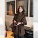 New Design Wool Cashmere 5 Autumn Winter Korean Style Double-Sided Woolen Coat For Women_ecoleips.com