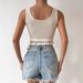 Women's Clothing Slim Fit Versatile Hem Splicing Tassel Design Vest Top_ecoleips.com