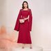 Women's Clothing Extra Long Sleeve Shoulder Seam Dress_ecoleips.com