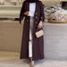 Women's Trench Coat – Designer Longline Polyester Blend Coat With Notched Lapel, Elegant & Comfortable (Deep Red, S-Xxl)_ecoleips.com
