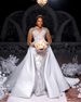 Pure White African Bride Wedding Dress New Foreign Trade Mermaid Fishtail Skirt Detachable Tail Women's Clothing Party Wear_ecoleips.com