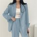 girl Coffee Color Blazer For Women 2025 Spring Autumn Petite Street Style New Fashion Korean Casual Suit Set_ecoleips.com