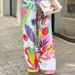 Women's Style Printed Loose Long Sleeve Wide Leg Pants Fashion Suit_ecoleips.com
