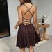 DiYun European And American Y2K Elegant Camisole Mini Dress Women's Clothing 2026 Summer Independent_ecoleips.com