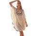 2024 Women's Sexy Off-Shoulder Tassel Bikini Top with Hollow Design Loose Fit Large Size Beach Cover up Swimwear in Ins Style_ecoleips.com