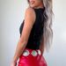 Women's Clothing Summer Trendy Sleeveless Studded V Neck Denim Vest_ecoleips.com