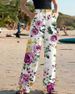 Women's Clothing Trousers Positioning Printing High Waist Pocket Loose Casual Pants_ecoleips.com