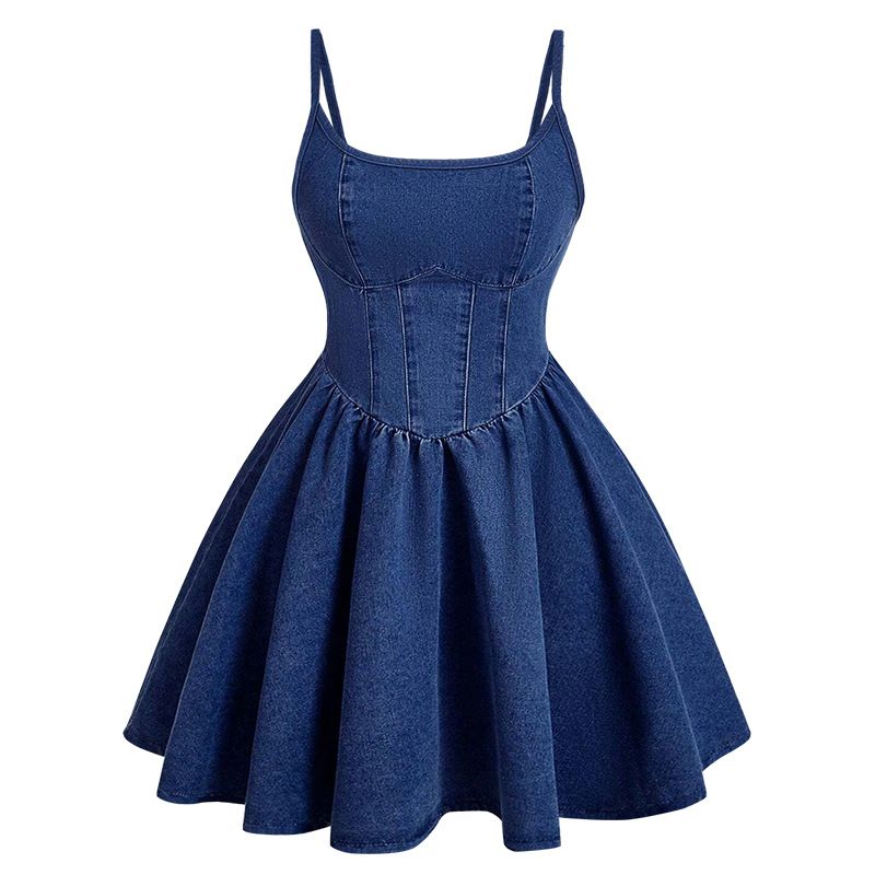Women's Clothing Women's Sweet Suspender Dress New Style Casual Cute Dress_ecoleips.com