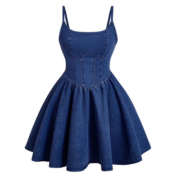 Women's Clothing Women's Sweet Suspender Dress New Style Casual Cute Dress_ecoleips.com