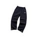 European And American Retro Y2k Street Trend Hip Hop Casual Elastic Waist Zipper Loose Solid Color Sports Casual Pants_ecoleips.com
