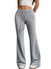 K Women's New Fashion Drawstring High Waist Casual Trumpet Pants Casual Pants For Women_ecoleips.com