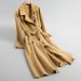 Women's Clothing Clear Black Beltless Double Breasted Winter Elegant Splicing Trench Coat For Women In Long Style With British Style C18018_ecoleips.com
